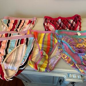 Victoria secret hi leg brief women’s underwear lot of 6 pairs